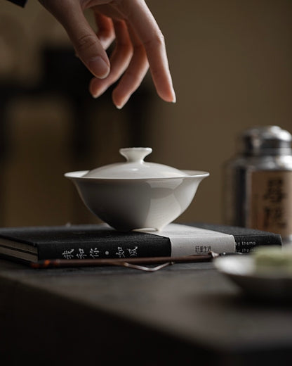 Grey Glaze Ceramic White Tea 120ml Gaiwan