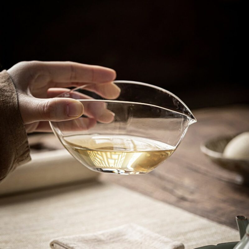 Simple Chic Thickened Glass Small Boat Fair Cup